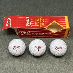 Pirate Golf Balls All No 4 Longer Than Any Ball Youve Played Sleeve USGA Illegal